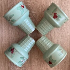 Pfaltzgraff Ice Cream Cone Cups/ Dishes - Winterwood Ice Cream Bowls 🍦🍦🍦🍦🍨🍨🍨🍨